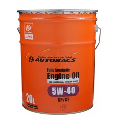Масло моторное  5W-40  AUTOBACS ENGINE OIL API SP/CF SYNTHETIC (20л)