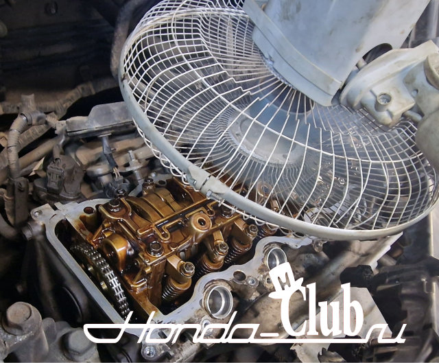 охлаждение при регулировке клапанов хонда