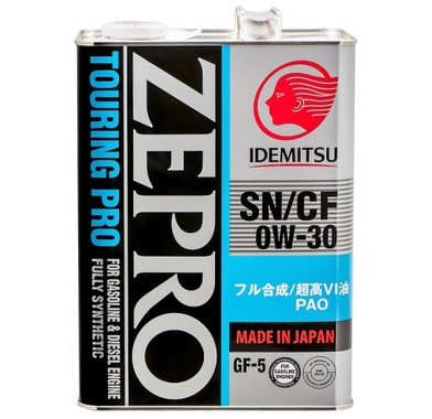 Моторное масло IDEMITSU ZEPRO TOURING PRO 0W30 SN/CF GF-5 - 746