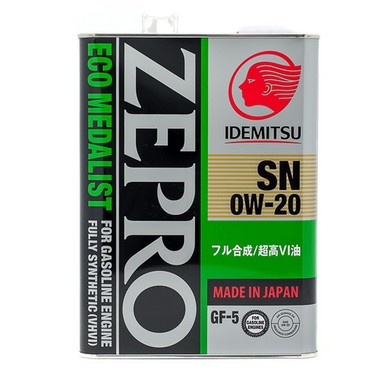 Моторное масло IDEMITSU Zepro Eco Medalist 0W-20 SN/GF-5 - 758