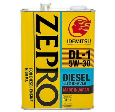 Масло моторное 5W-30 ZEPRO DIESEL JASO DL-1 ACEA C2-08 SEMI-SYNTHETIC (4л х 6) - 836