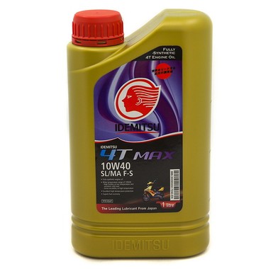 Моторное масло IDEMITSU 4T MAX 10W40 SL/МА Fully-Synthetic - 932