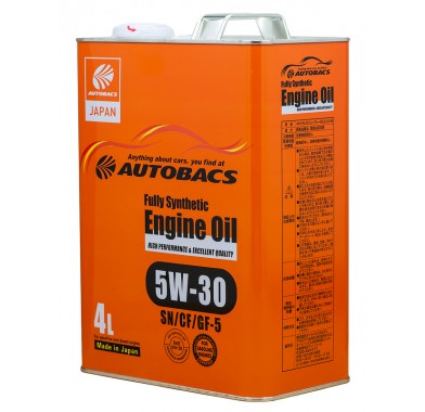 AUTOBACS ENGINE OIL FS 5W-30 SN/CF/GF-5 (4л) - 2000
