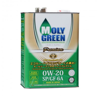 MOLYGREEN PREMIUM 0W-20 SP/GF-6A (4л) - 2024