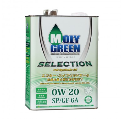 MOLYGREEN SELECTION 0W-20 SP/GF-6A (4л) - 2150