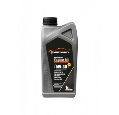 Масло моторное 5W-30 AUTOBACS ENGINE OIL FULLY SYNTHETIC ACEA C3, VW 504.00/507.00 API SN+PAO (1л х 8) - 2690