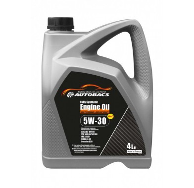 Масло моторное 5W-30 AUTOBACS ENGINE OIL FULLY SYNTHETIC ACEA C3, VW 504.00/507.00 API SN+PAO (4л х 4) - 2696