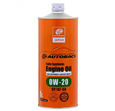 Масло моторное 0W-20 AUTOBACS ENGINE OIL API SP ILSAC GF-6A SYNTHETIC (1л х 20) - 2462