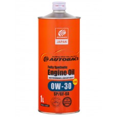 Масло моторное  0W-30  AUTOBACS ENGINE OIL API SP ILSAC GF-6A SYNTHETIC (1л х 20)