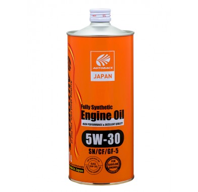 Масло моторное 5W-30 AUTOBACS ENGINE OIL API SN/CF ILSAC GF-5 SYNTHETIC (1л х 20) - 2438