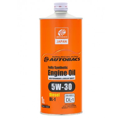 Масло моторное 5W-30 AUTOBACS DIESEL OIL FULLY SYNTHETIC JASO DL-1 (1л х 20) - 2750