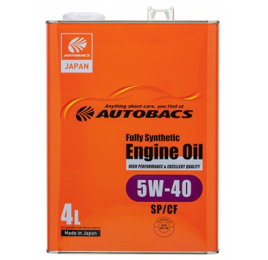 Масло моторное 5W-40 AUTOBACS ENGINE OIL API SP/CF SYNTHETIC (4л х 6) - 2528