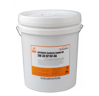 Масло моторное 5W-30 AUTOBACS ENGINE OIL SYNTHETIC API SP ILSAC GF-6 (20л) - 2600