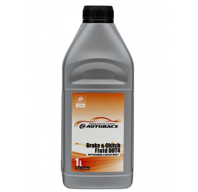 Тормозная жидкость AUTOBACS BRAKE & CLUTCH FLUID  DOT 4 (260°C)  (1л х 10) - 2834
