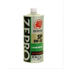 Масло моторное  0W-20  ZEPRO ECO MEDALIST  0W-20 SP/GF-6A (1л х 20)