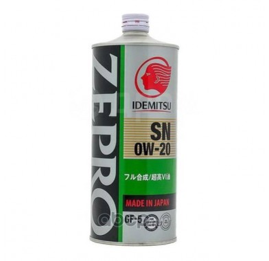 Масло моторное 0W-20 ZEPRO ECO MEDALIST API SN SYNTHETIC (1л х 20) - 2906