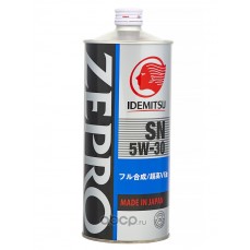 Масло моторное  5W-30  ZEPRO TOURING API SN SYNTHETIC (1л х 20)