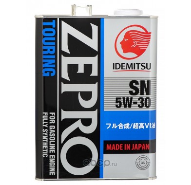 Масло моторное 5W-30 ZEPRO TOURING API SN SYNTHETIC (4л х 6) - 2948