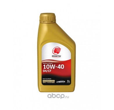 Масло моторное 10W-40 IDEMITSU SN/CF SEMI-SYNTHETIC (1л х 24) - 3110